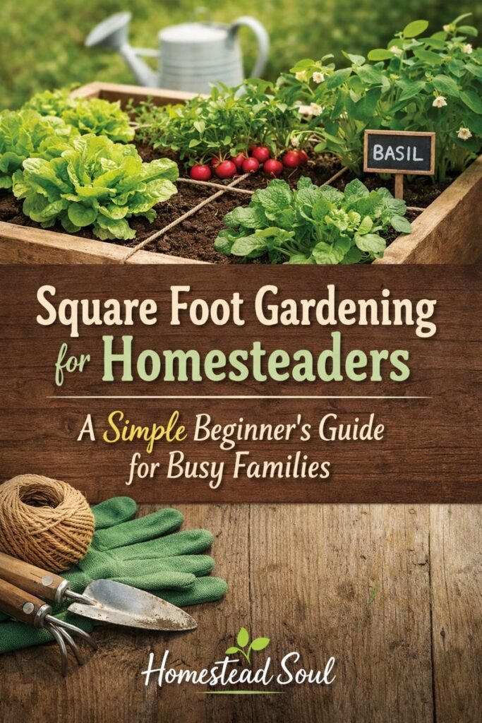 square foot gardening for homesteaders